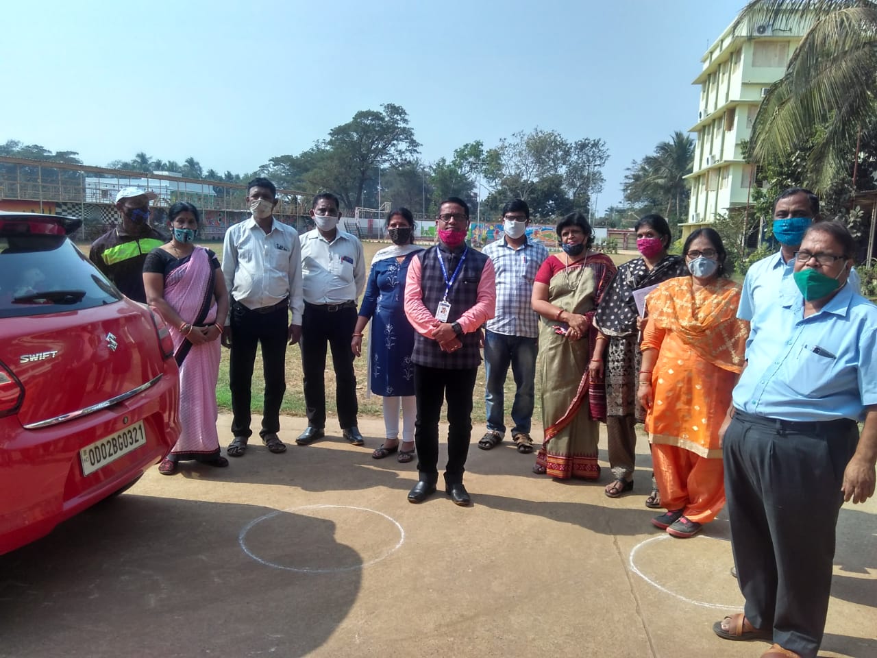 Visit of BEO for inspection of live and online classes as per Government guidelines during Covid period.